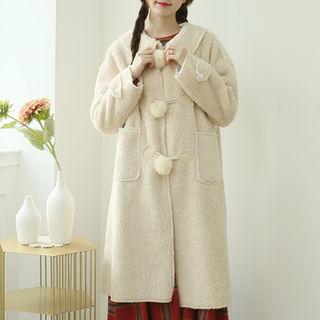 Pompom Dumble Duffle Coat One Size