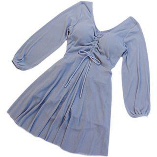 Set: 3/4-sleeve Swim Dress + Bottom
