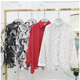 Printed Long-sleeved Shirt