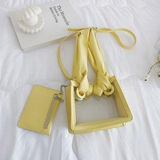 Set: Pvc Handbag + Coin Purse