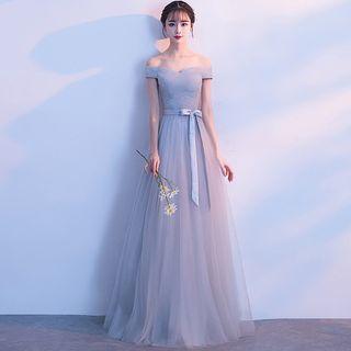 Sheer A-line Evening Gown (various Designs)