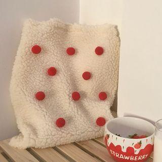Print Furry Crossbody Bag