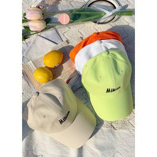 Miligram Letter-embroidered Baseball Cap
