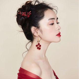 Butterfly Hair Stick / Flower Hair Stick / Drop Earrings