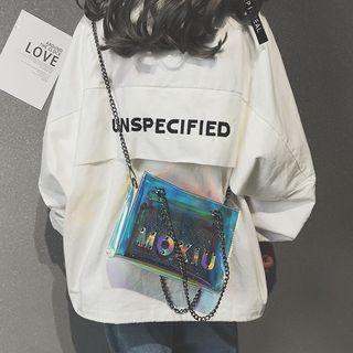 Set: Lettering Crossbody Bag + Pouch
