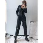 Half-zip Overalls