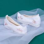 Traditional Chinese Alice Head Ankle Strap Flats