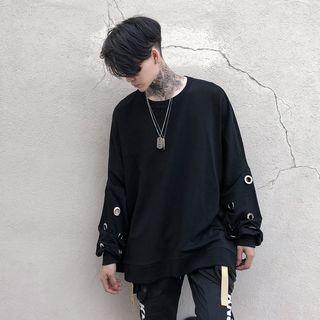 Eyelet Pullover