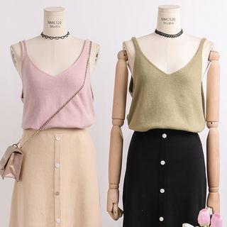Loose-fit Sleeveless Knit Top