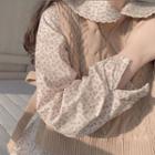 Bow Detail Cable Knit Vest Milk Tea Brown - One Size