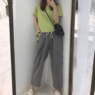 Short Sleeve T-shirt / Drawstring Pants