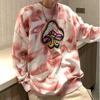 Tie Dye Jacquard Sweater