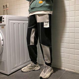 Couple-matching Paneled Sweatpants