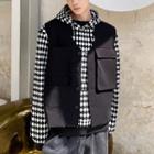 Pocket-front Button-up Vest