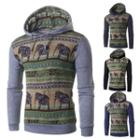 Elephant Print Hoodie