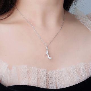 High-heel Necklace Necklace - High-heel - Silver - One Size