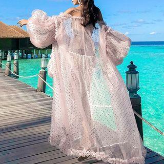 Lace-up Bikini / Cover-up / Set