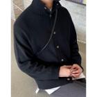 High-neck Knit Cardigan