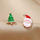 Santa Claus Earring As Shown In Figure - One Size