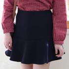 Band-waist Inner Shorts Mini Skirt