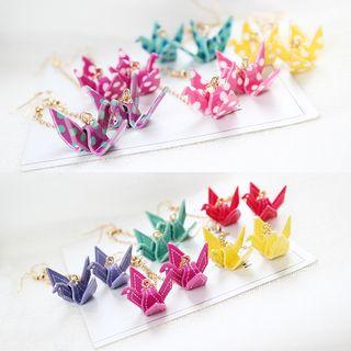 Crane Drop Earring