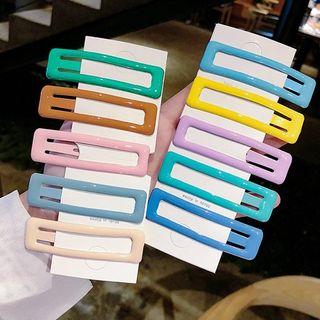Glaze Rectangle Hair Clip