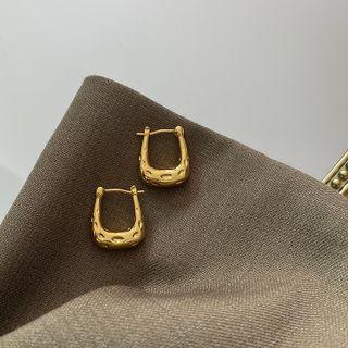 Irregular Alloy Earring 1 Pr - Gold - One Size