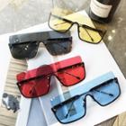Half Frame One-piece Sunglasses