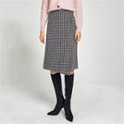 H-line Midi Tweed Skirt