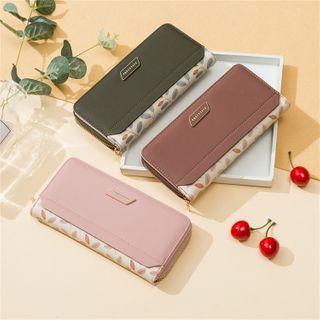 Pvc Panel Zip Long Wallet