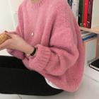 Plain Sweater Light Pink - One Size