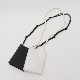 Braided Pleather Cross Bag