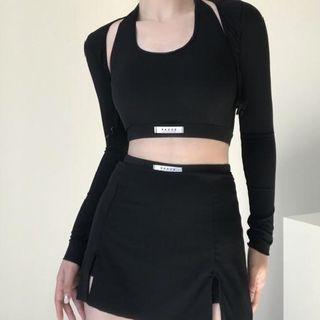 Halter Bikini Top / Swim Dress / Skirt / Shorts / Cover-up / Set