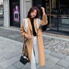 Button-up Panel Long Coat