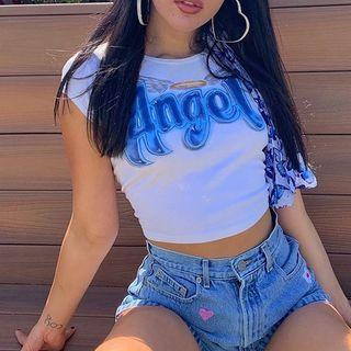 Letter Crop Top