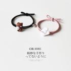 Animal Hair Tie 01# - Pink & Black - One Size