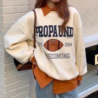 Shirt / Sports Print Pullover