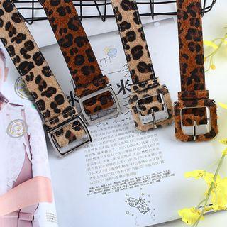 Leopard Patterned Belt