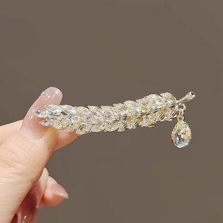 Wheat Alloy Hair Clip Gold - One Size