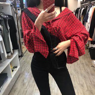 Boot-cut Wide-leg Dungarees