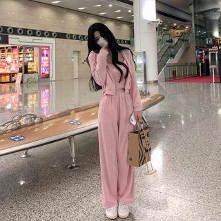 Camisole Top / Sweatpants / Zip Hoodie / Set