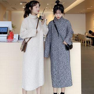 Melange Midi Sweatshirt Dress