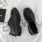 Back Zip Lace-up Dress Shoes