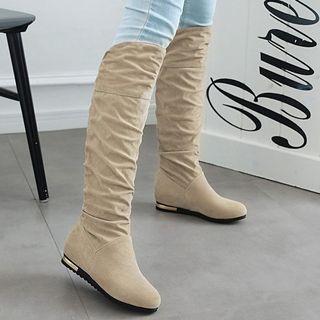 Tall Ruched Boots