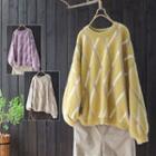 Argyle Loose Sweater