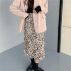Leopard Pattern High-waist Skirt