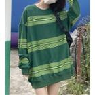 Long-sleeve Striped T-shirt T-shirt - One Size