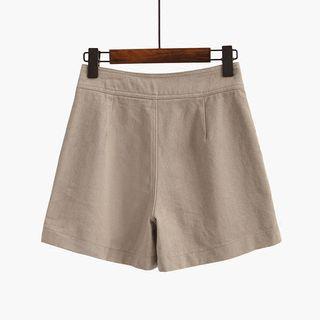 Pocketed Wide Leg Shorts