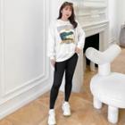 High-waist Hook Closure Leggings