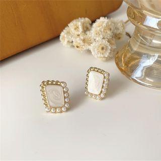 Bead Sterling Silver Ear Stud